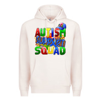 Pale Pink autısm support squad Premium Hoodie - AdoDesignShop