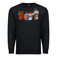 Black basketball coffee cups Premium Sweatshirt - texasbilliewilder