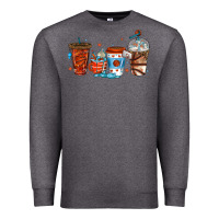 Charcoal Heather basketball coffee cups Premium Sweatshirt - texasbilliewilder