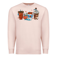 Pale Pink basketball coffee cups Premium Sweatshirt - texasbilliewilder