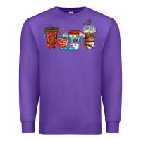 Purple basketball coffee cups Premium Sweatshirt - texasbilliewilder