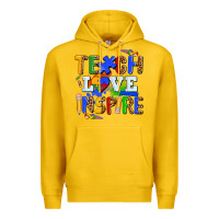Lemon teach love inspire Premium Hoodie - AdoDesignShop