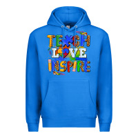 True Royal teach love inspire Premium Hoodie - AdoDesignShop