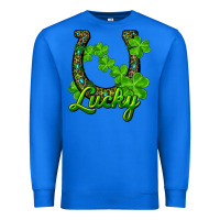 True Royal Lucky shamrock horseshoe Premium Sweatshirt - RanaPortraitStore