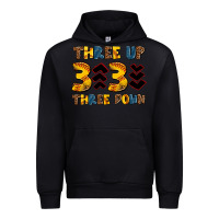 Black three up three down softball Urban Hoodie - AdoDesignShop
