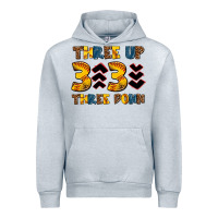 Heather Grey three up three down softball Urban Hoodie - AdoDesignShop