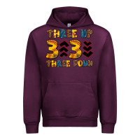 Mauve Wine three up three down softball Urban Hoodie - AdoDesignShop