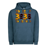 Pigment Midnight Navy three up three down softball Urban Hoodie - AdoDesignShop