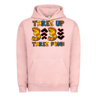 Pigment Salmon three up three down softball Urban Hoodie - AdoDesignShop