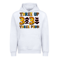 White three up three down softball Urban Hoodie - AdoDesignShop