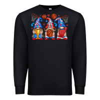 Black basketball gnome Premium Sweatshirt - texasbilliewilder