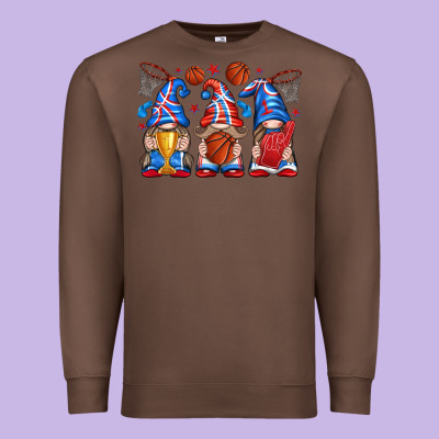 Premium Sweatshirt basketball gnome