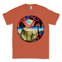 Copper coconut drink colorful leopard Classic Tee - BarkalooDesign