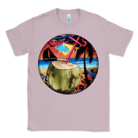 Lilac coconut drink colorful leopard Classic Tee - BarkalooDesign