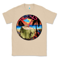 Mushroom coconut drink colorful leopard Classic Tee - BarkalooDesign