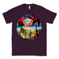 Plum coconut drink colorful leopard Classic Tee - BarkalooDesign