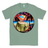 Sage coconut drink colorful leopard Classic Tee - BarkalooDesign