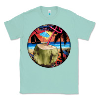 Seafoam coconut drink colorful leopard Classic Tee - BarkalooDesign