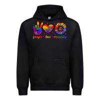 Foreset Green peace love equality Urban Hoodie - JahusDesignShop