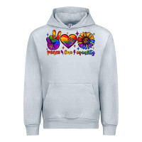 Heather Grey peace love equality Urban Hoodie - JahusDesignShop