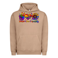 Pigment Burro peace love equality Urban Hoodie - JahusDesignShop