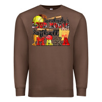 Chestnut somebody's loud mouth softball mama Premium Sweatshirt - Zillion Design Studio