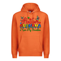 Carrot autism grandma i love my grandson Premium Hoodie - Artiststas