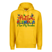 Lemon autism grandma i love my grandson Premium Hoodie - Artiststas