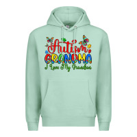 Seafoam autism grandma i love my grandson Premium Hoodie - Artiststas