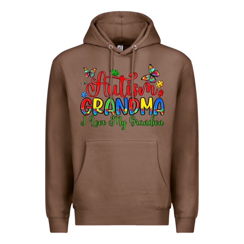 Autism Grandma I Love My Grandson Premium Hoodie by Artiststas | Teevron