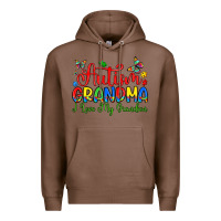 Chestnut autism grandma i love my grandson Premium Hoodie - Artiststas