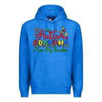 True Royal autism grandma i love my grandson Premium Hoodie - Artiststas