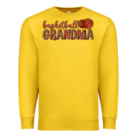 Lemon basketball grandma with leopard Premium Sweatshirt - texasbilliewilder