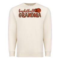 Sandshell basketball grandma with leopard Premium Sweatshirt - texasbilliewilder