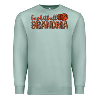 Seafoam basketball grandma with leopard Premium Sweatshirt - texasbilliewilder