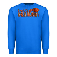 True Royal basketball grandma with leopard Premium Sweatshirt - texasbilliewilder