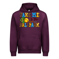 Mauve Wine take me to the ballpark softball Urban Hoodie - AdoDesignShop