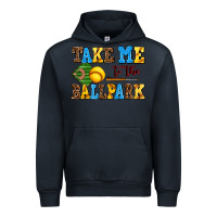 Navy take me to the ballpark softball Urban Hoodie - AdoDesignShop