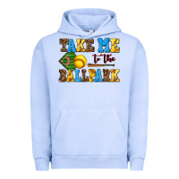 Pigment Grape Ice take me to the ballpark softball Urban Hoodie - AdoDesignShop