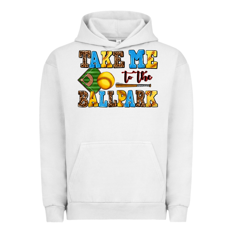 Take Me To The Ballpark Softball Urban Hoodie by AdoDesignShop | Teevron