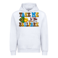 White take me to the ballpark softball Urban Hoodie - AdoDesignShop