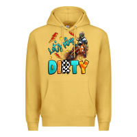 Antique Gold let's play dirty Premium Hoodie - Artiststas