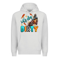 Dove Grey let's play dirty Premium Hoodie - Artiststas