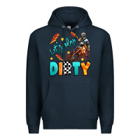 Navy let's play dirty Premium Hoodie - Artiststas
