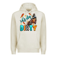Oatmeal Heather let's play dirty Premium Hoodie - Artiststas
