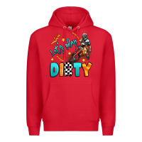Red let's play dirty Premium Hoodie - Artiststas