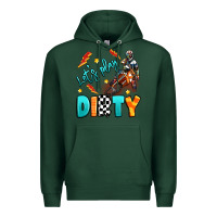 Sports Green let's play dirty Premium Hoodie - Artiststas
