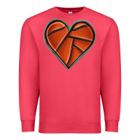 Cardinal basketball heart Premium Sweatshirt - texasbilliewilder