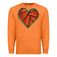 Carrot basketball heart Premium Sweatshirt - texasbilliewilder