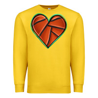Lemon basketball heart Premium Sweatshirt - texasbilliewilder